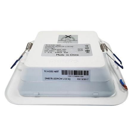 Philips ดาวน์ไลท์เหลี่ยม ฟิลิปส์ Essential SmartBright G2 LED DN027 Square 5 นิ้ว 11W
