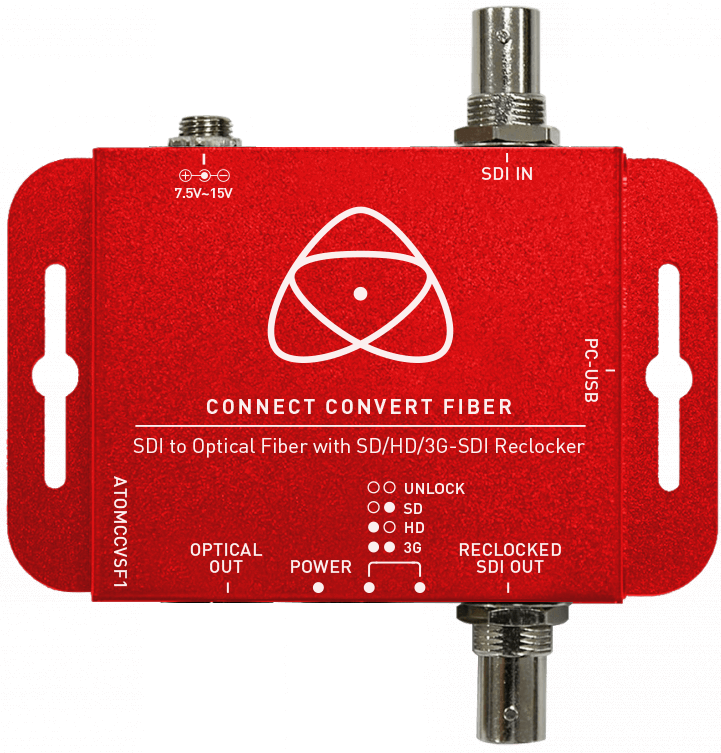 ATOMCCV-SF1 CONNECT CONVERT REPEAT SDI to Fiber/SDI