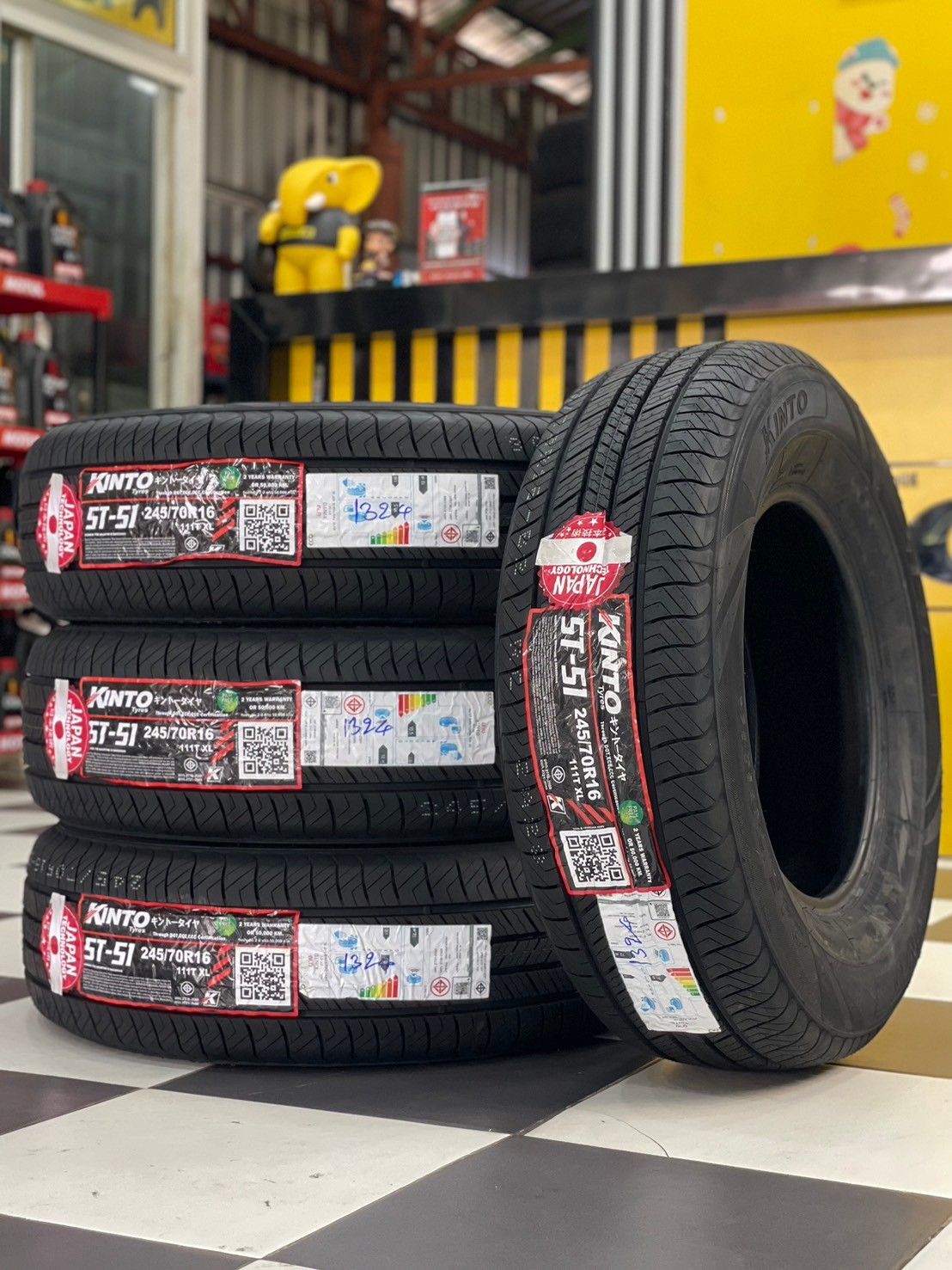 ยางใหม่คินโต๊ะ KINTO ST-51 245/70R16 ยางใหม่ปี2024