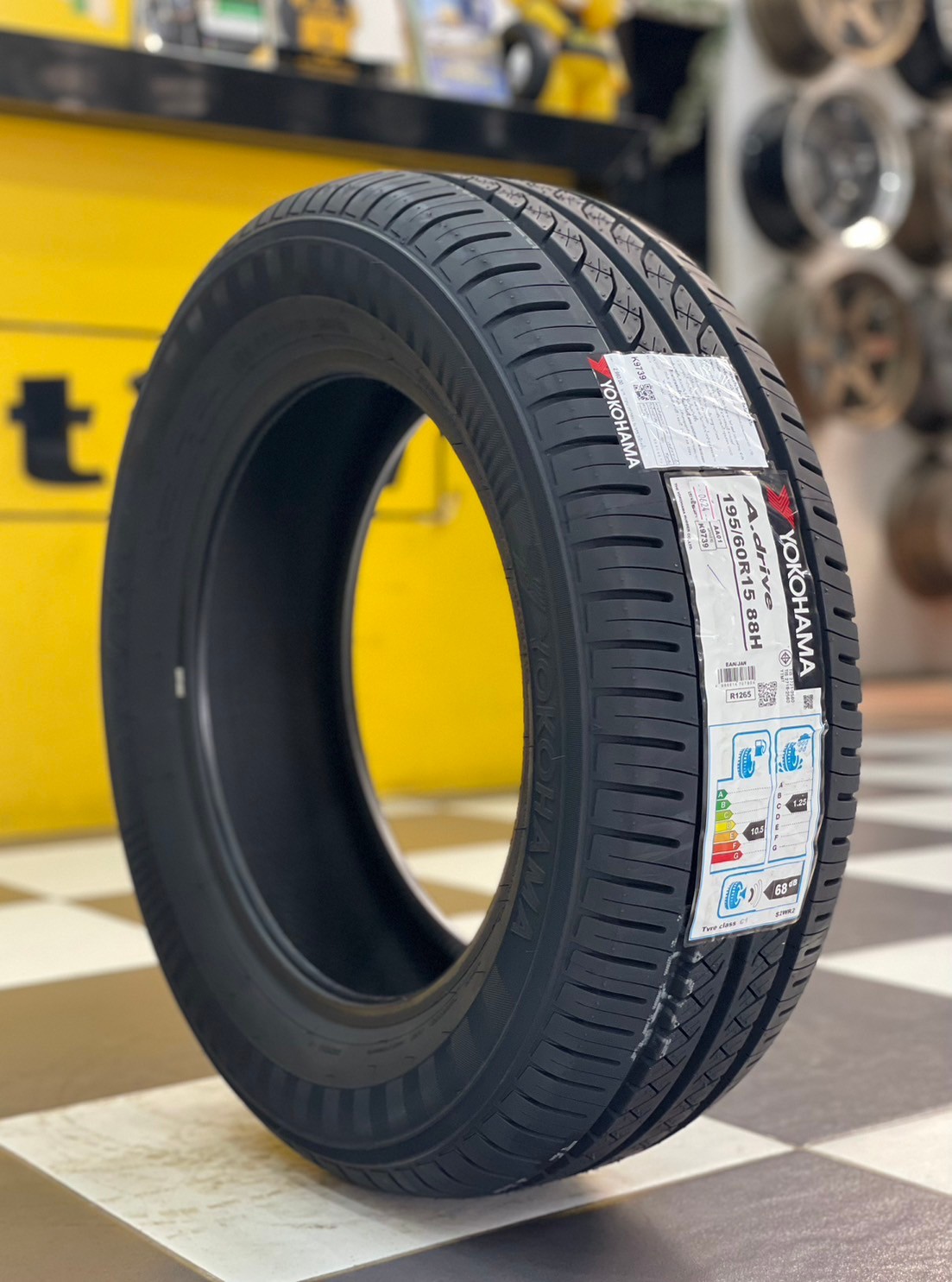 ยางใหม่โยโกฮาม่า YOKOHAMA A.Drive 195/60R15 ยางใหม่ปี2024