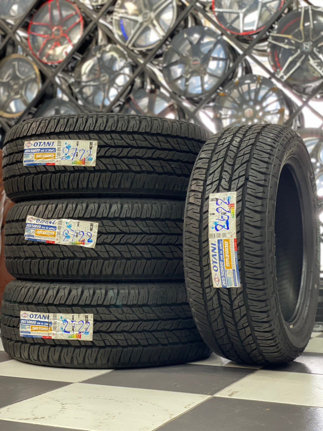 OTANI_SA3000 265/50R20 ยางตัวหนังสือสีขาว (4เส้น) ราคาโปรโมชั่นพิเศษโทรสอบถามได้ค่ะ