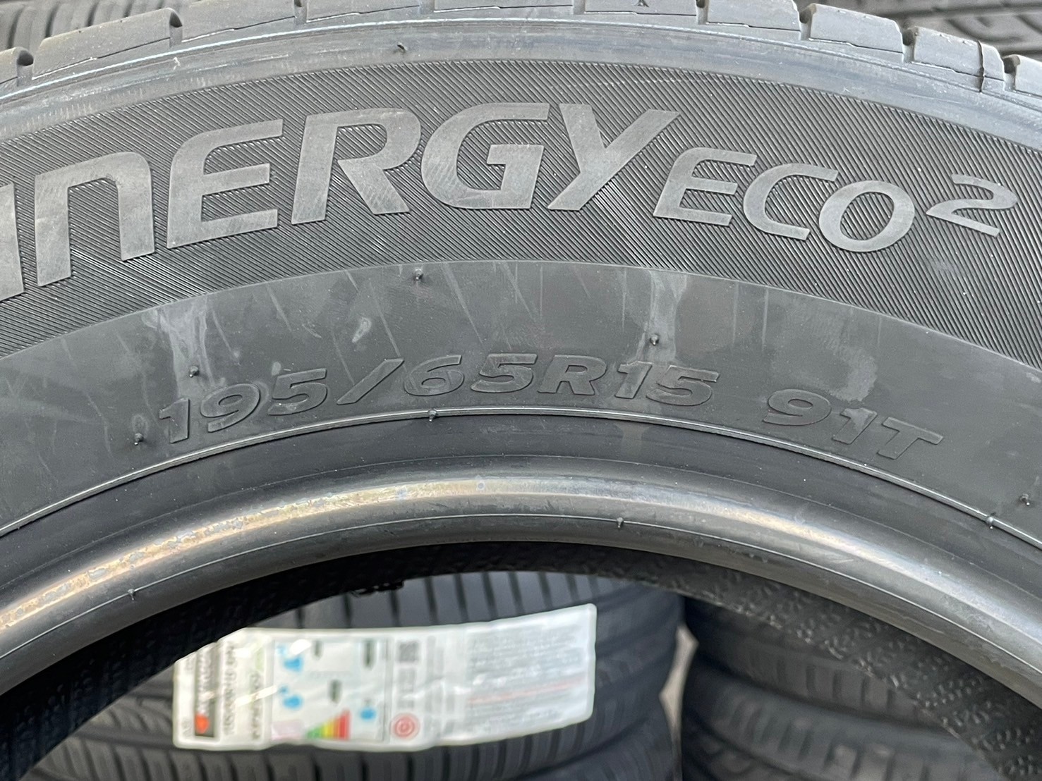 HANKOOK 195/65R15 รุ่น KINERGY ECO2 ยางใหม่ปี2024