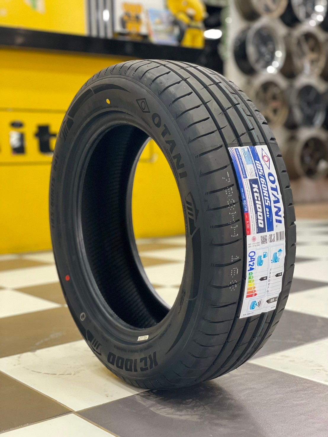 ยางใหม่โอตานิ OTANI #KC1000 185/60R15 ยางใหม่ปี2024