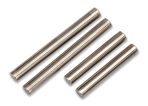 7742 Suspension pin set, shock mount (front or rear, hardened steel), 4x25mm (2), 4x38mm (2)
