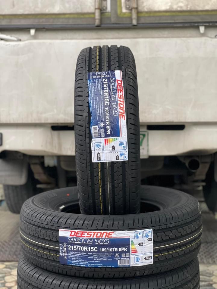 TOYOTA_VIGO🛻เปลี่ยนยาง #DEESTONE #T88 215/70R15ยางกระบะบรรทุกคุณภาพดีสุดคุ้ม