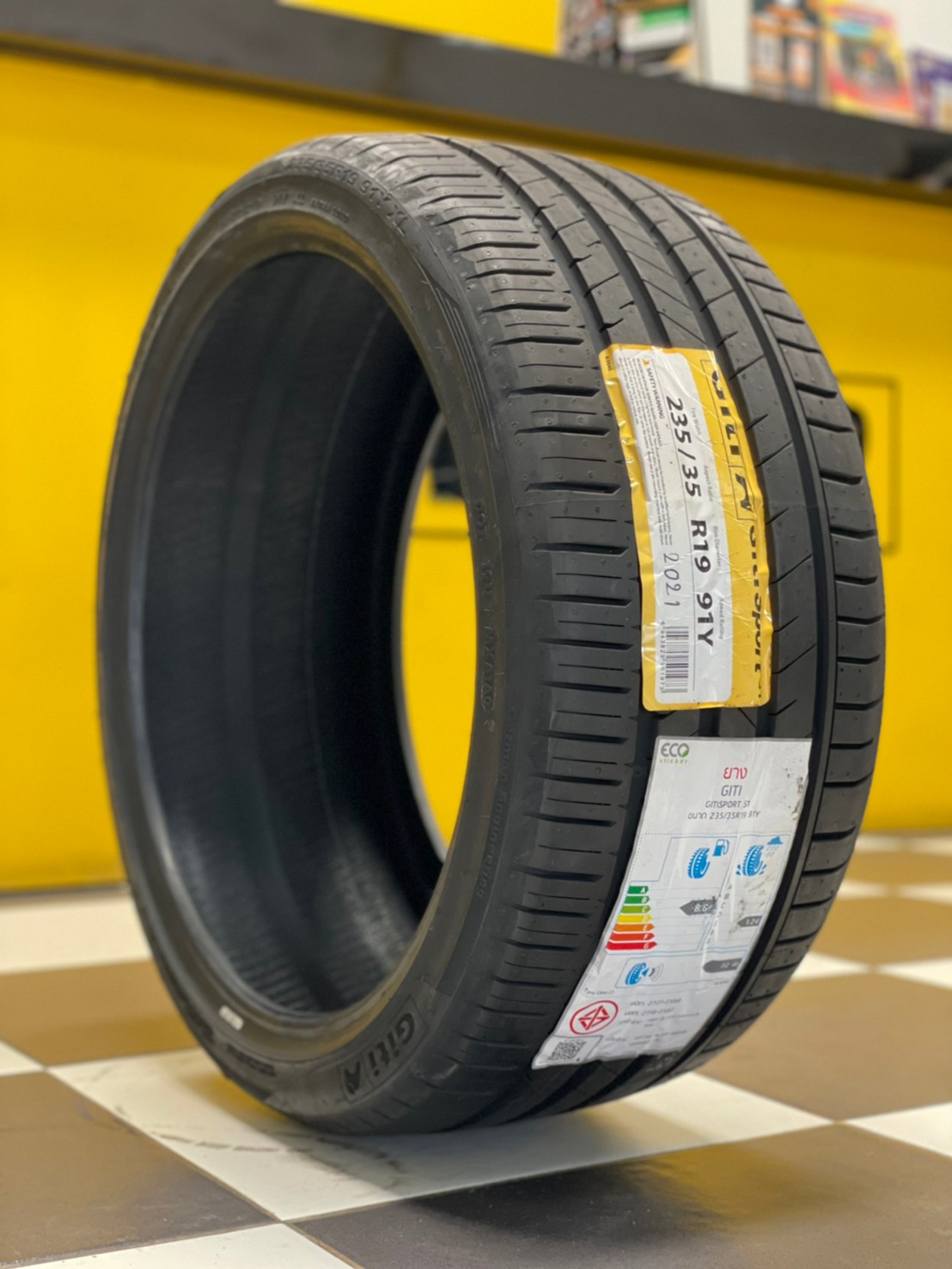 235/35R19 Giti SportS1 ยางสปอร์ตคุณภาพดี นุ่มเงียบ ยางใหม่ปีปลายปี21