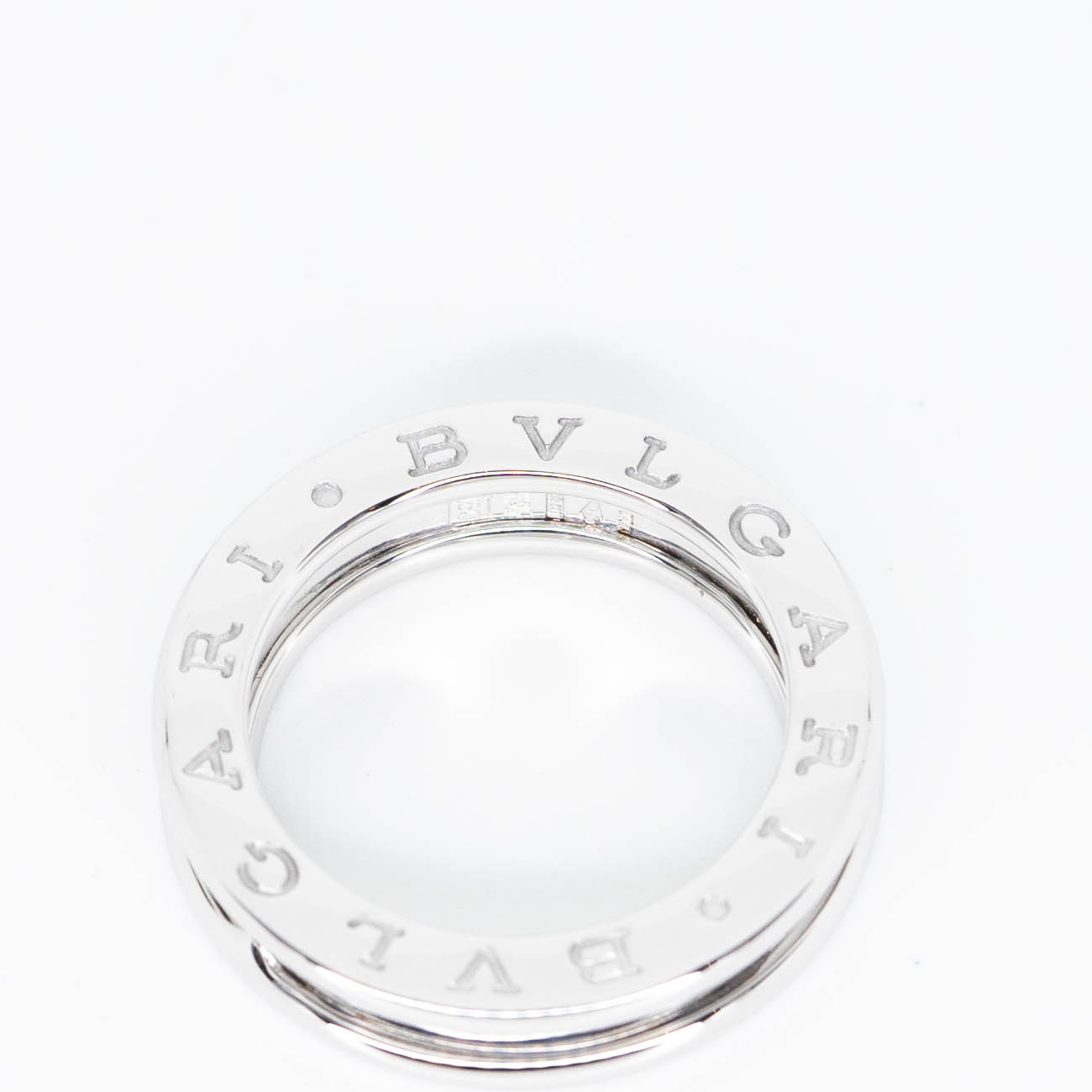 แหวน Bvlgari B.zero1 1band ทองขาว18K ไซส์ 50# (Used)