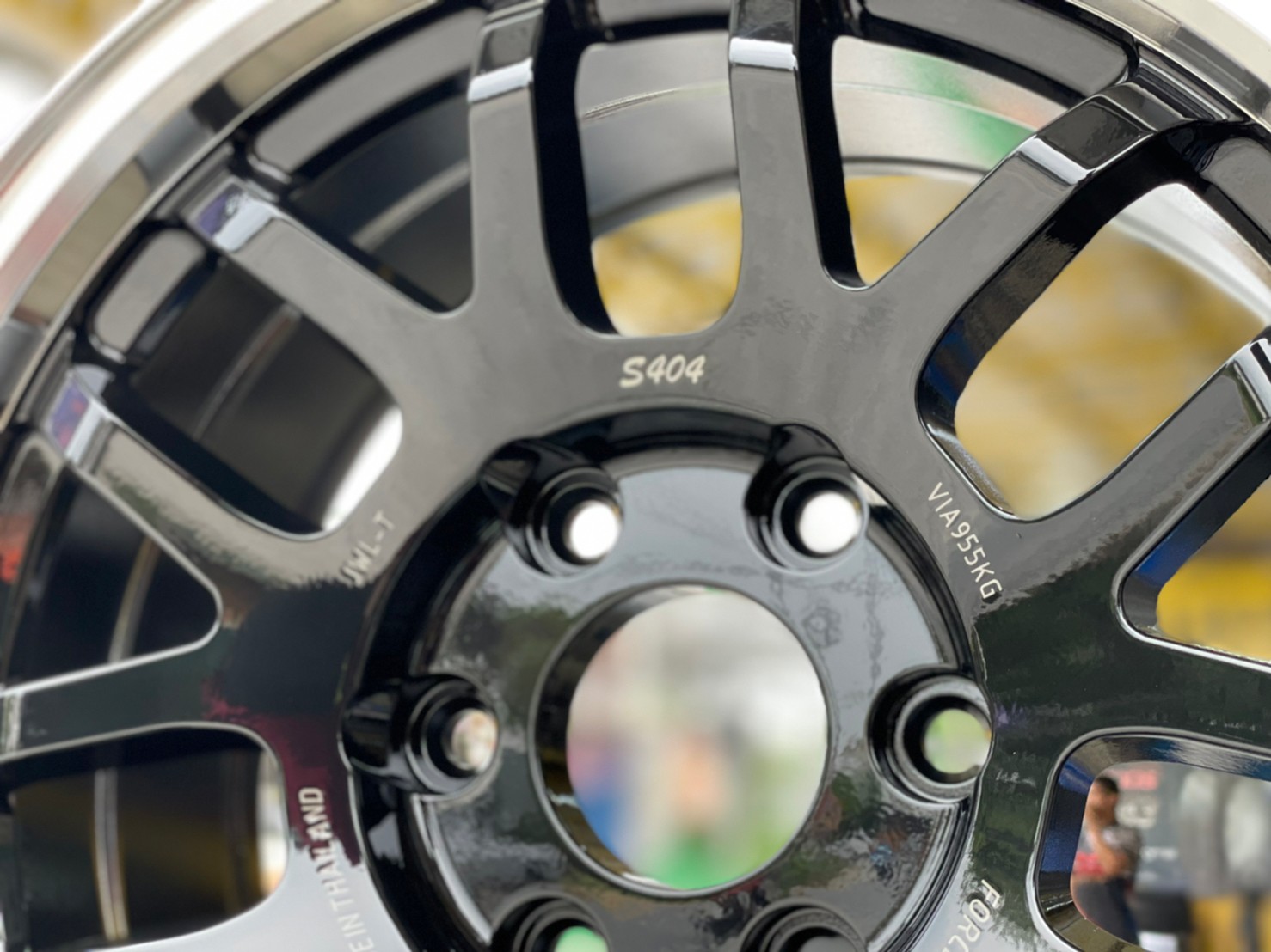 ล้อแม็กซ์ใหม่ขอบ16 SSW404 16x8 ET20 6x130 สีดำขอบเงา