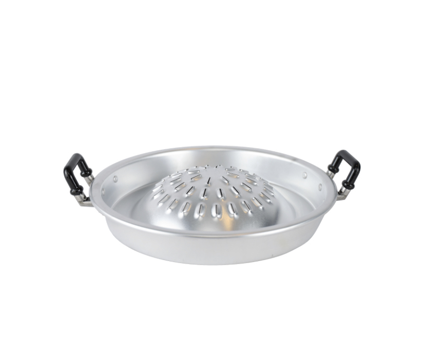 ชุดกระทะย่างอะลูมิเนียม พร้อมเตา 30 ซม ตราจรเข้ CCH