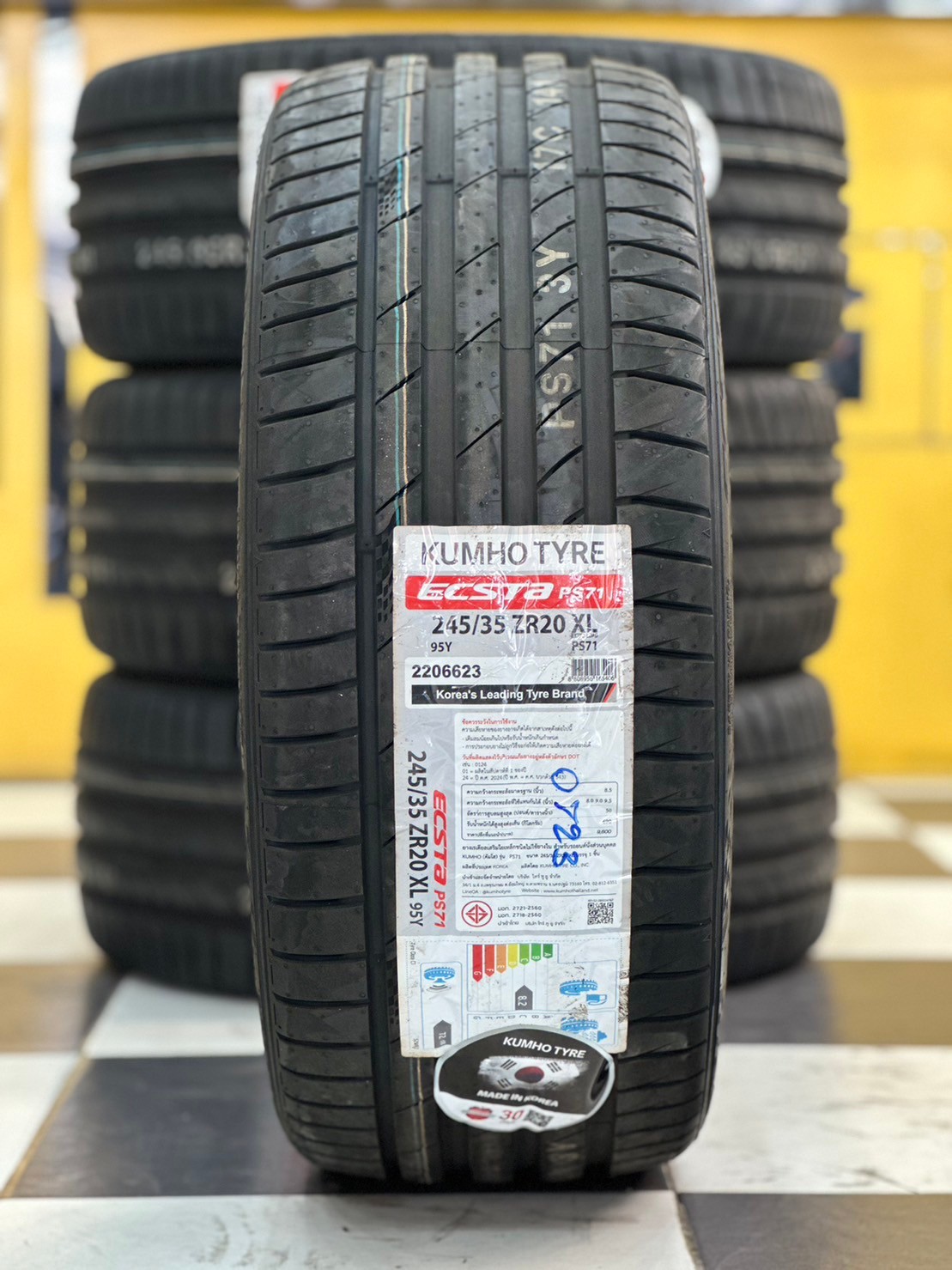 🔥🔥Kumho Ecsta PS71 245/35R20ยางใหม่ปี2023 (ราคา4เส้น)🔥🔥 - เอ็ม