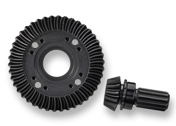 7778X Ring gear, differential/ pinion gear, differential (machined, spiral cut) (rear)