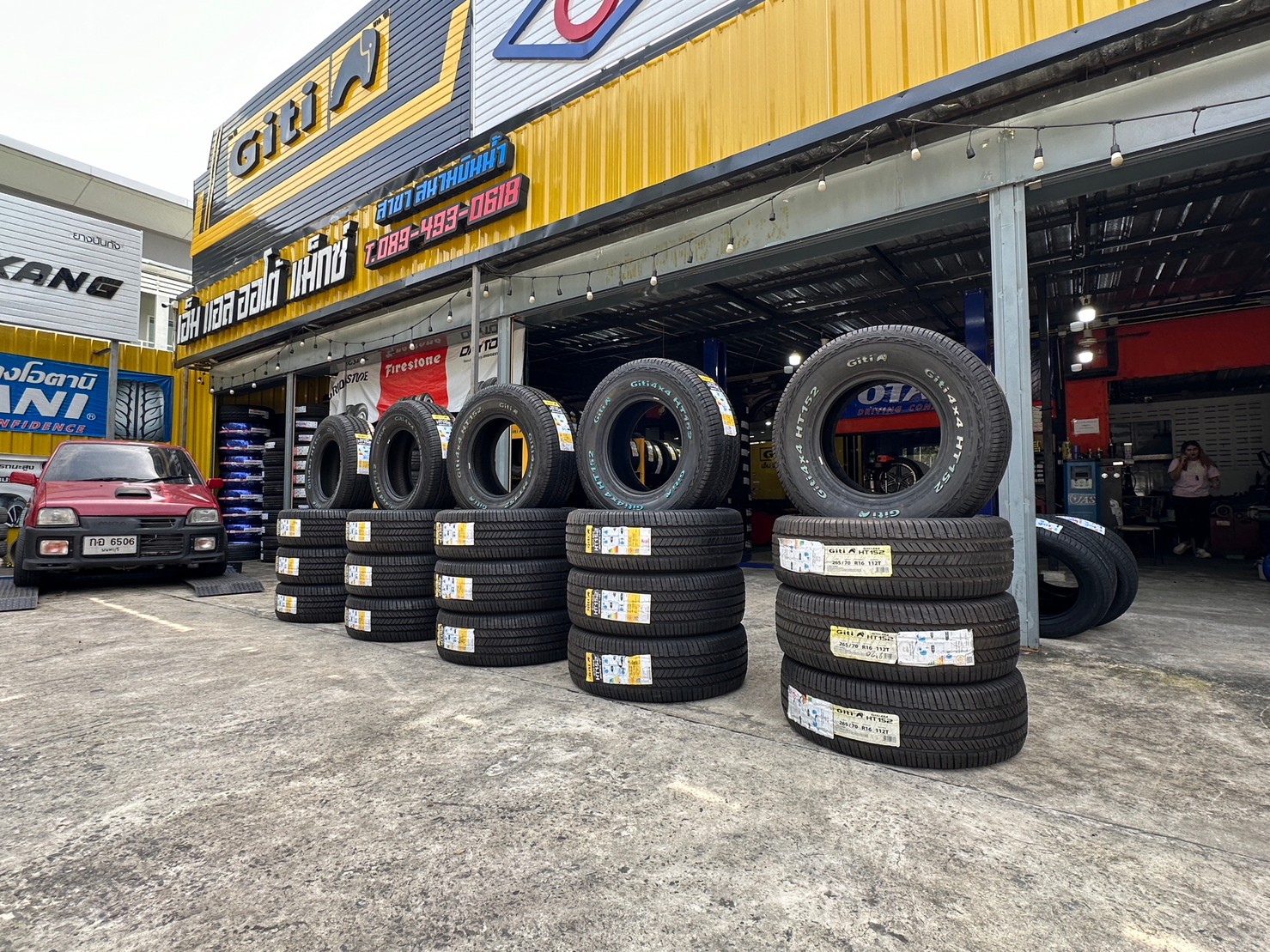 #GITI 4x4 #HT152 #265/70R16 ยางทางเรียบตัวหนังสือสีขาว นุ่มเงียบ ยางรถยนต์คุณภาพดี สมรรถนะสูง ยางใหม่ปี2022
