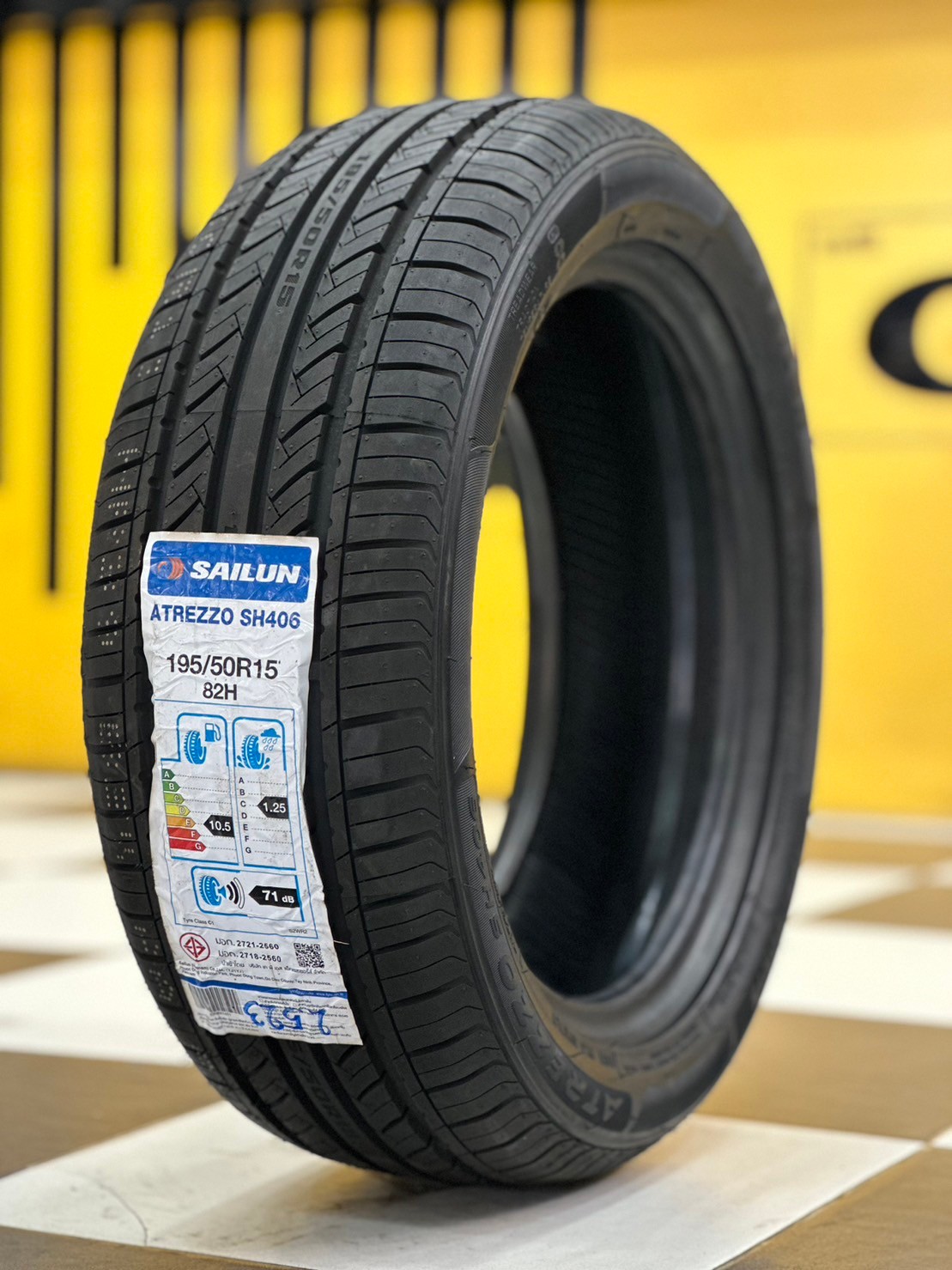 ยางใหม่ #SAILUN "ไซหลุน" #195/50R15 ยางใหม่ปี2023