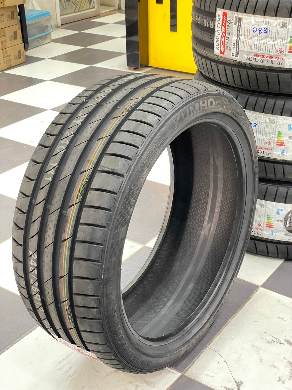🚘ยางคัมโฮ KUMHO PS71 245/35R19 🚘 ยางสมรรถนะสูง คุณภาพดี นุ่มเงียบ เกาะถนนดี พร้อมติดตั้งฟรี ยางใหม่ปี2023