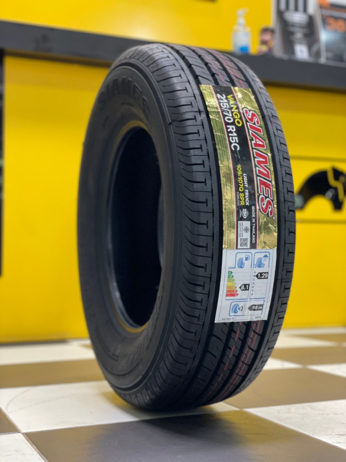 215/70R15 SIAMES VANGO ยางไทย ยางกระบะบรรทุกคุณภาพดี แกร่งสุดคุ้ม