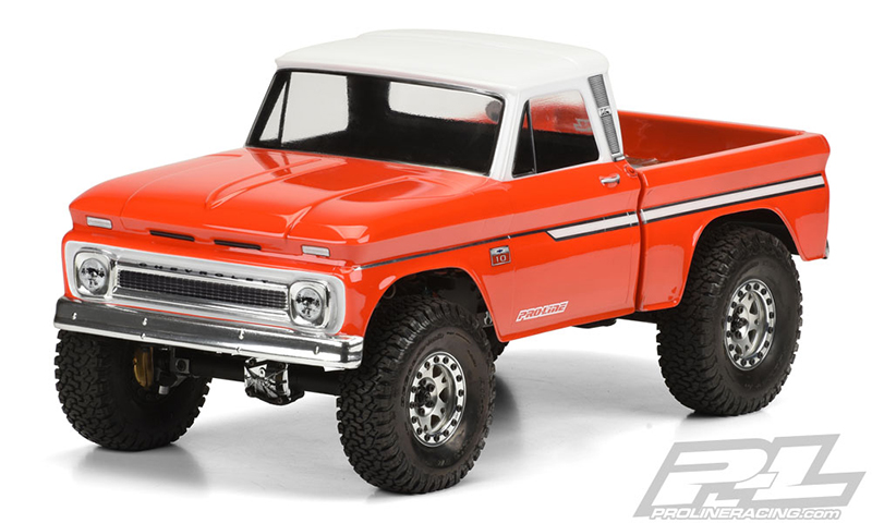 PRO-3483-00 1/10 1966 Chevrolet C-10 Clear Body 12.3" (313mm) Wheelbase