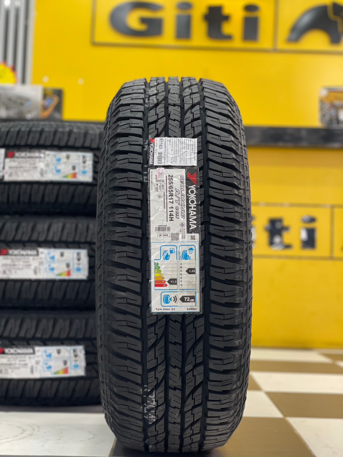 YOKOHAMA GEOLANDAR AT G015 255/65R17 ยางใหม่ปี2023 (4เส้น)