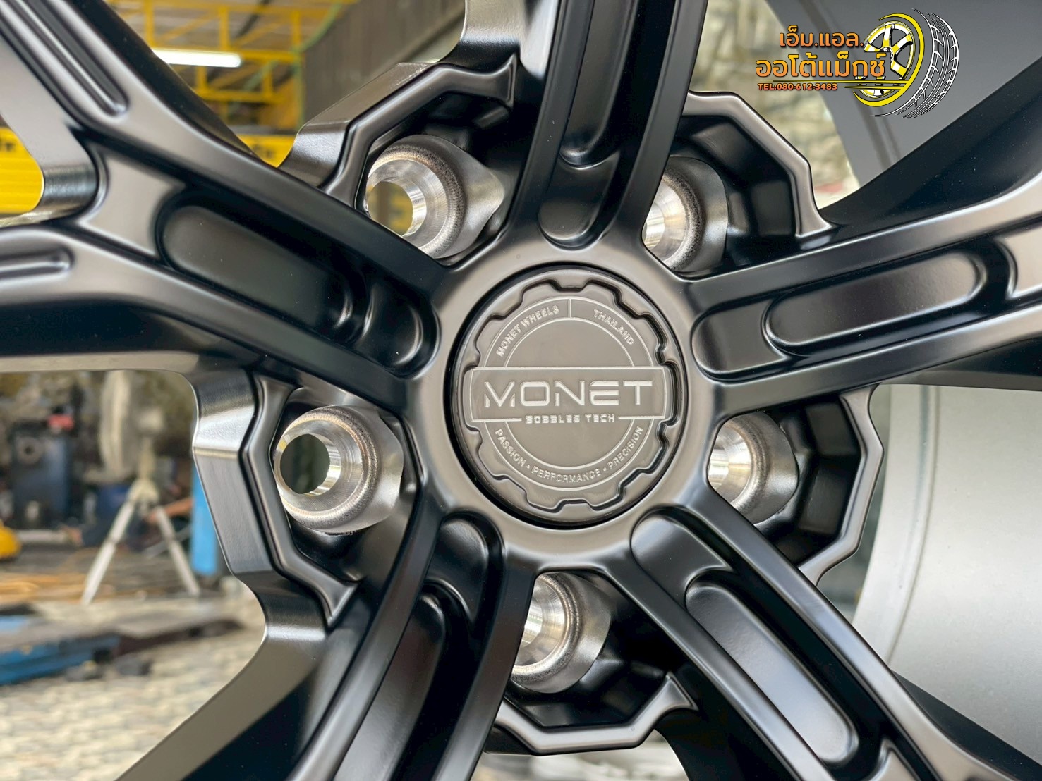 #ล้อแม็กซ์WHEELS PERFORMANCE ขอบ18" กว้าง 8.5 ET+35 PCD สามารถใส่รถ 5x112 5x113 5/114.3 BK