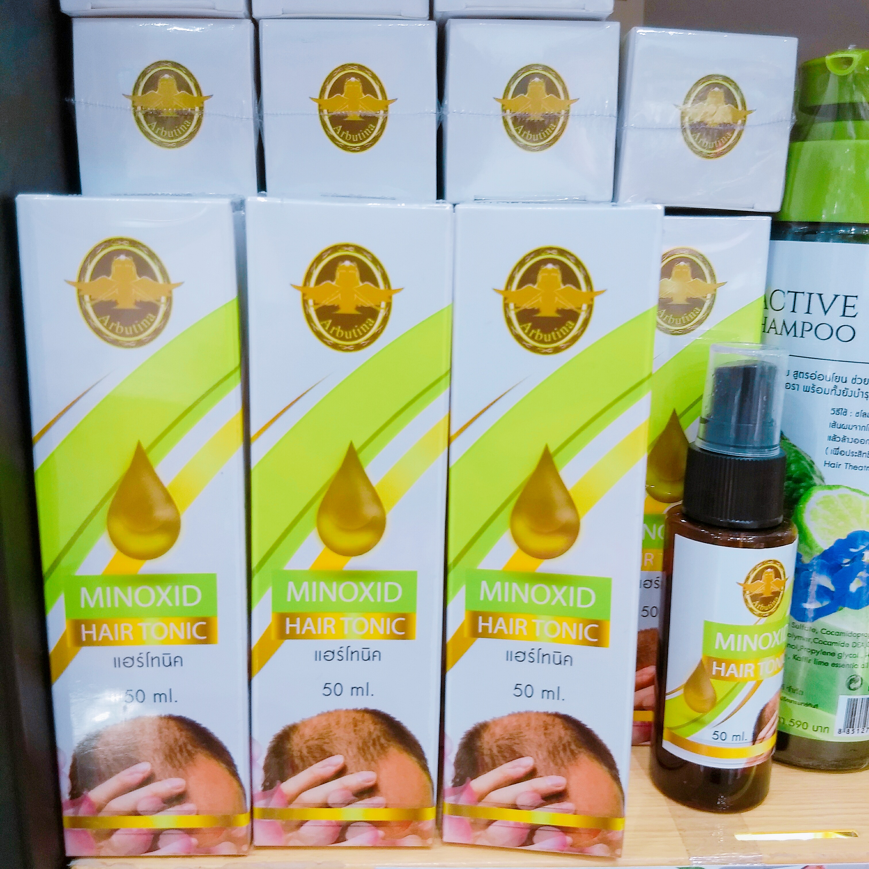 Hair tonic minoxid arbutina แฮร์ โทนิค