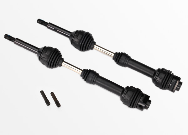 6852R Driveshafts, rear, steel-spline constant-velocity (complete assembly) (2)