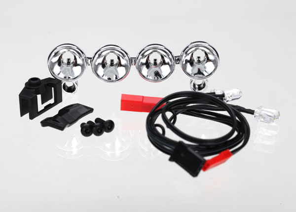 6784 LED Lights LED lightbar for Stampede 4X4 VXL (chrome, 4 clear lights)