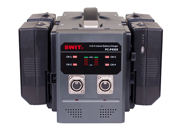 SWIT PC-P430S 4-ch V-mount Fast Charger