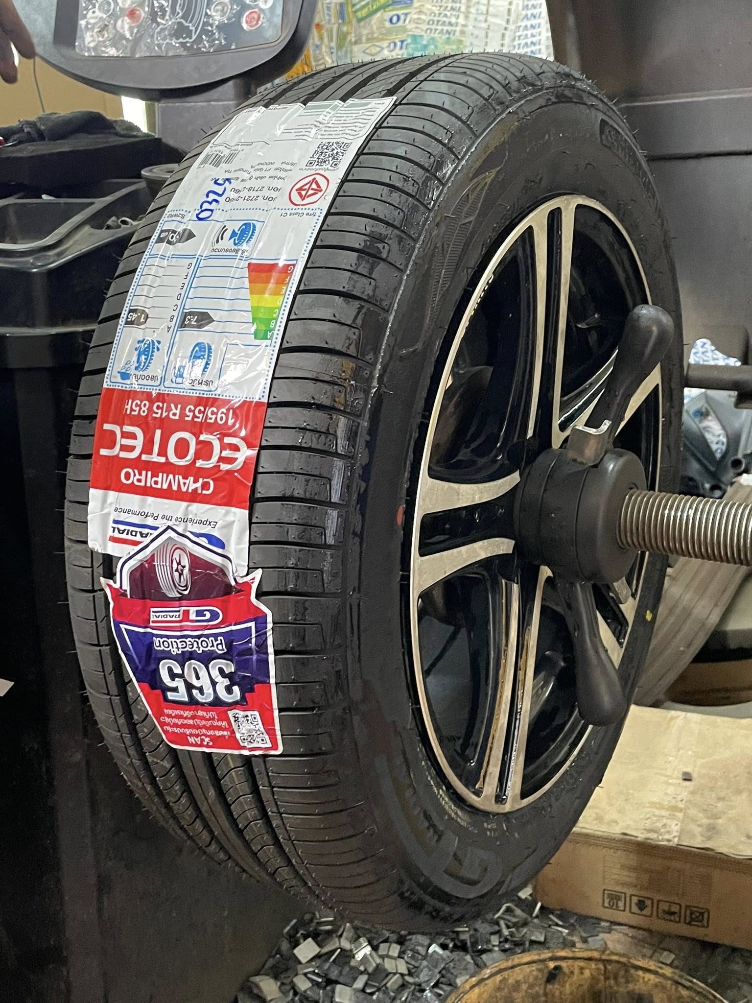 MITSUBISHI_Attrage 🚘เปลี่ยนยาง 🛞🐘#GT RADIAL #ECOTEC 195/55R15