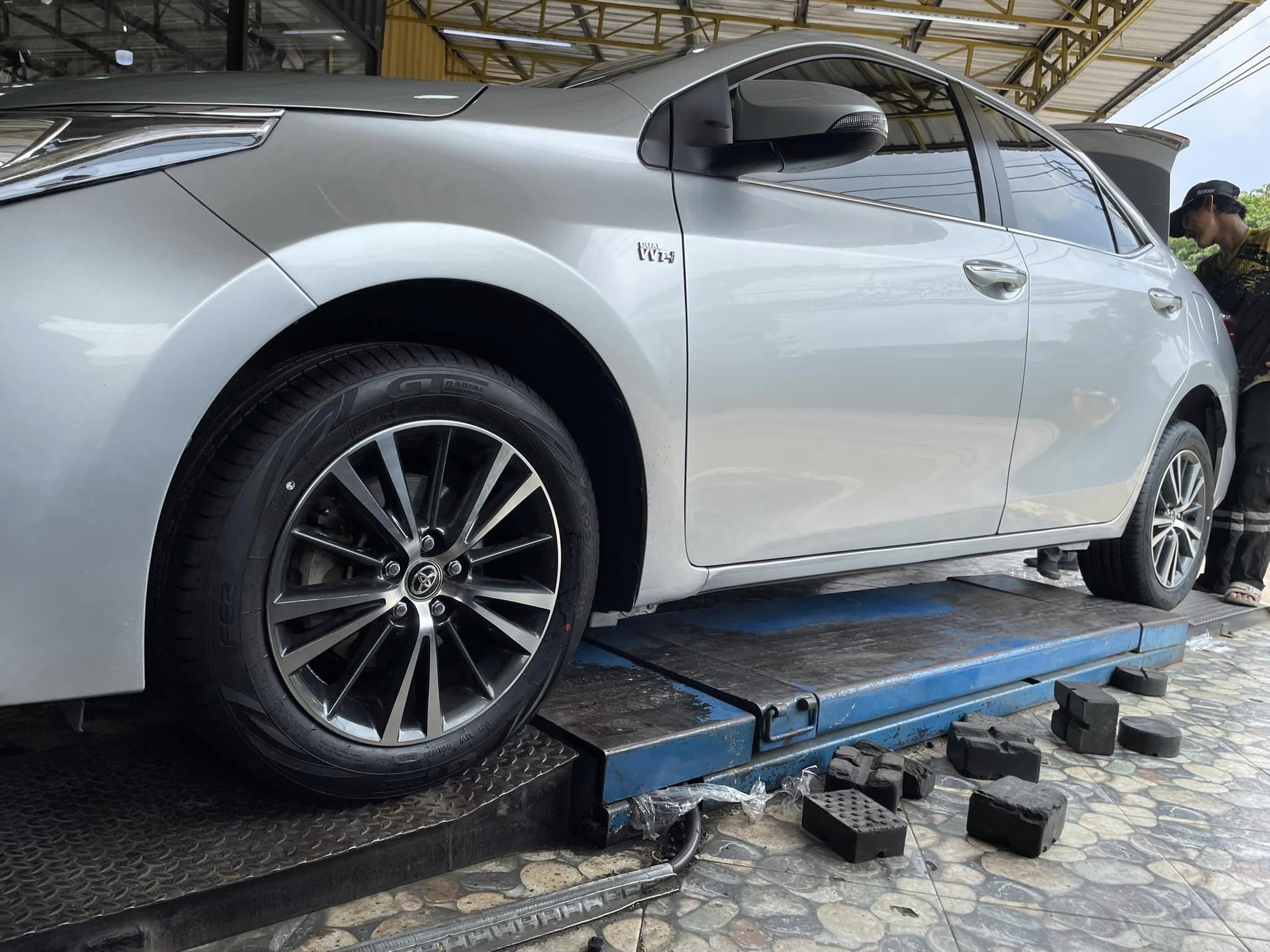 🚘 #TOYOTA_ALTIS เปลี่ยนยาง 🛞 #GT RADIAL FE2_205/55R16