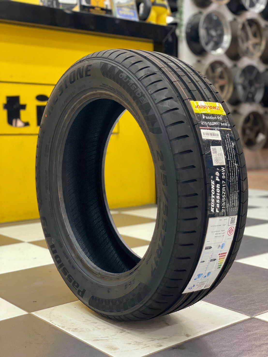 ยางใหม่ คูสโตน KUSTONE PASSION P9 215/55R17 ยางใหม่ปี2024