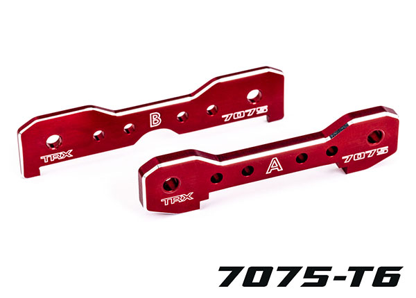 9629R Tie bars, front, 7075-T6 aluminum (red-anodized) (fits SledgeÂ®)