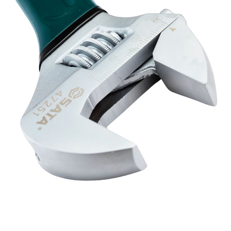 ประแจเลื่อน ขนาด 6, 8, 10 นิ้ว No.47249, 47250, 47251 SATA