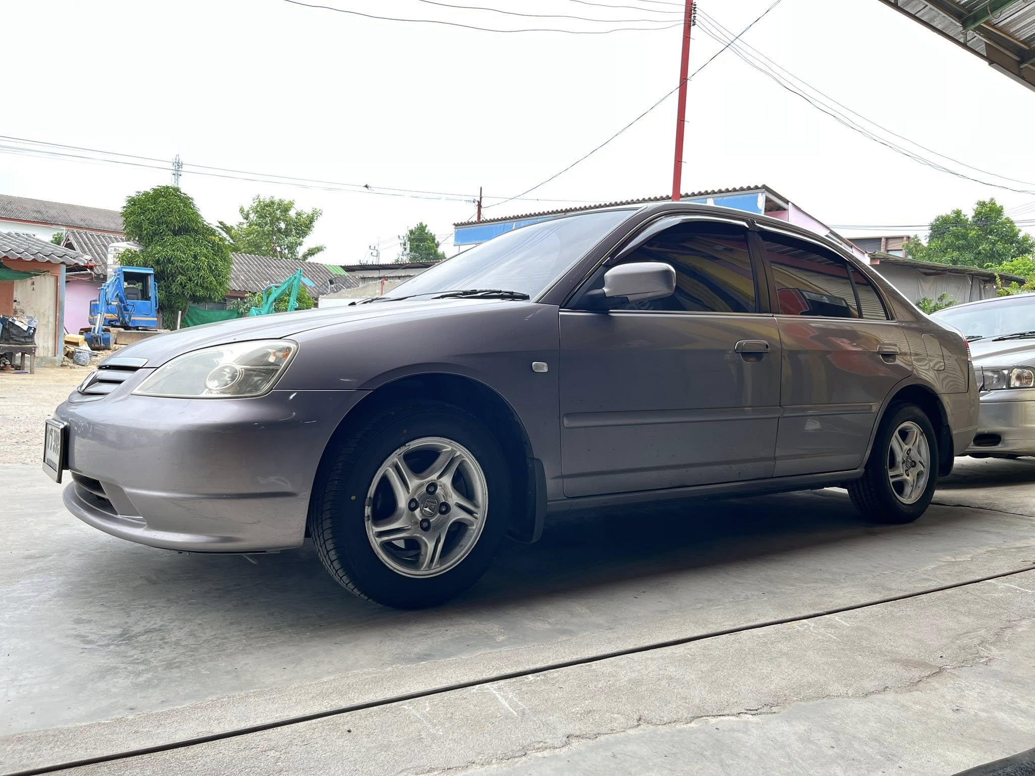 HONDA #CIVIC🚘เปลี่ยนยาง 🛞🐘#DEESTONE #NAKARA #R702 185/65R14