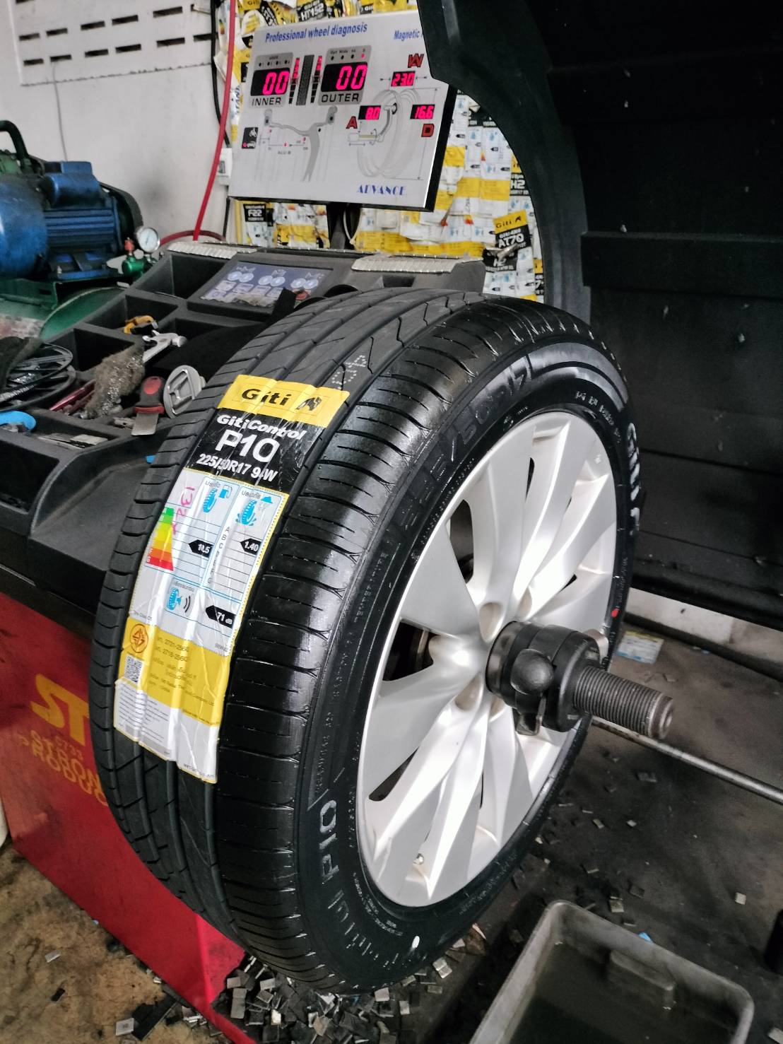 HONDA_ACCORD เปลี่ยนยาง🛞 #GITI_P10_225/50R17