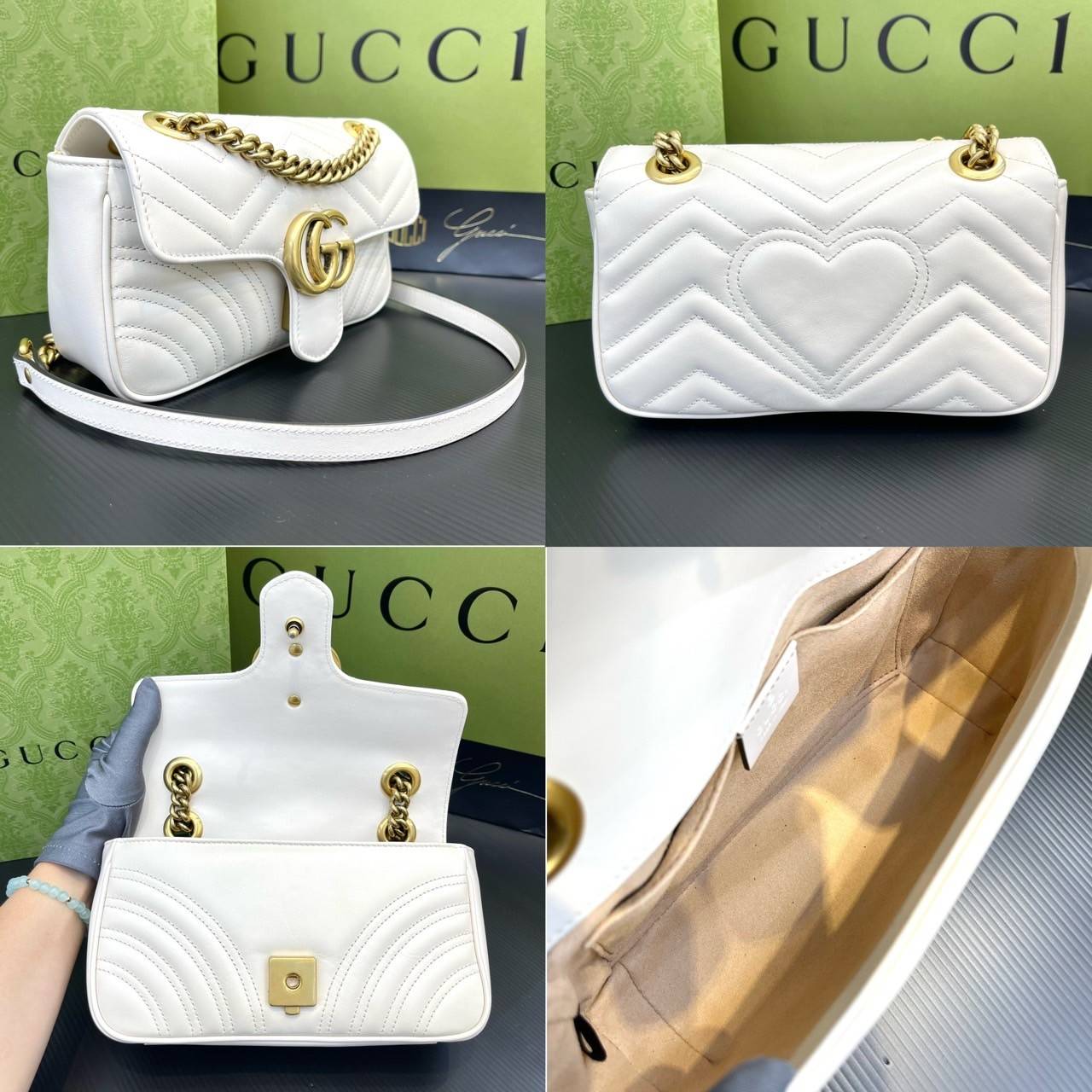 Gucci Marmont22 Fullset ใบเสร็จไทย