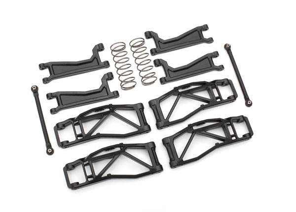 8995 Suspension kit, WideMaxx™, black (includes front & rear suspension arms, front toe links, rear shock springs)