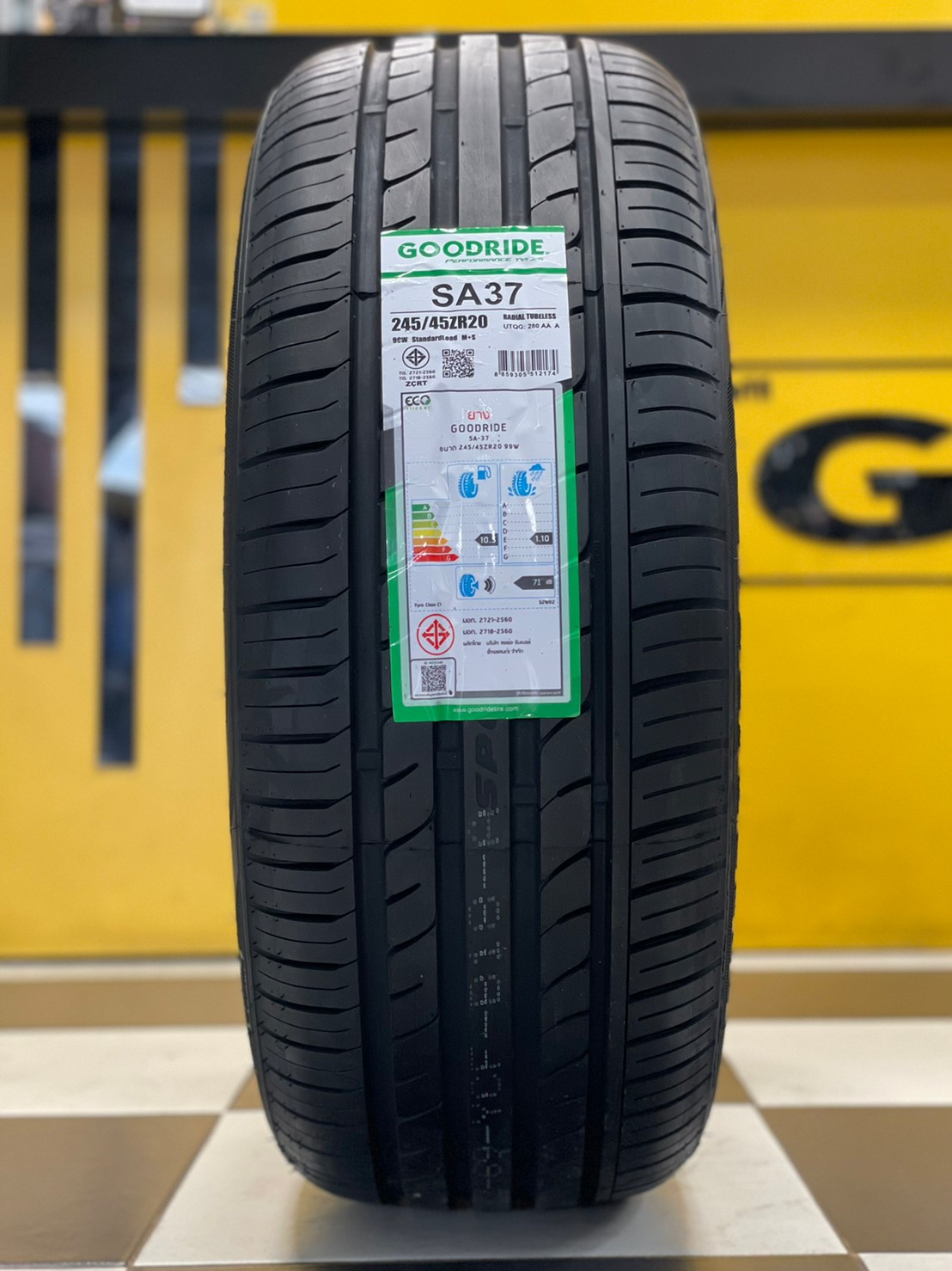 ยางใหม่ GOODRIDE SA37 245/45R20 ยางใหม่ปี2022