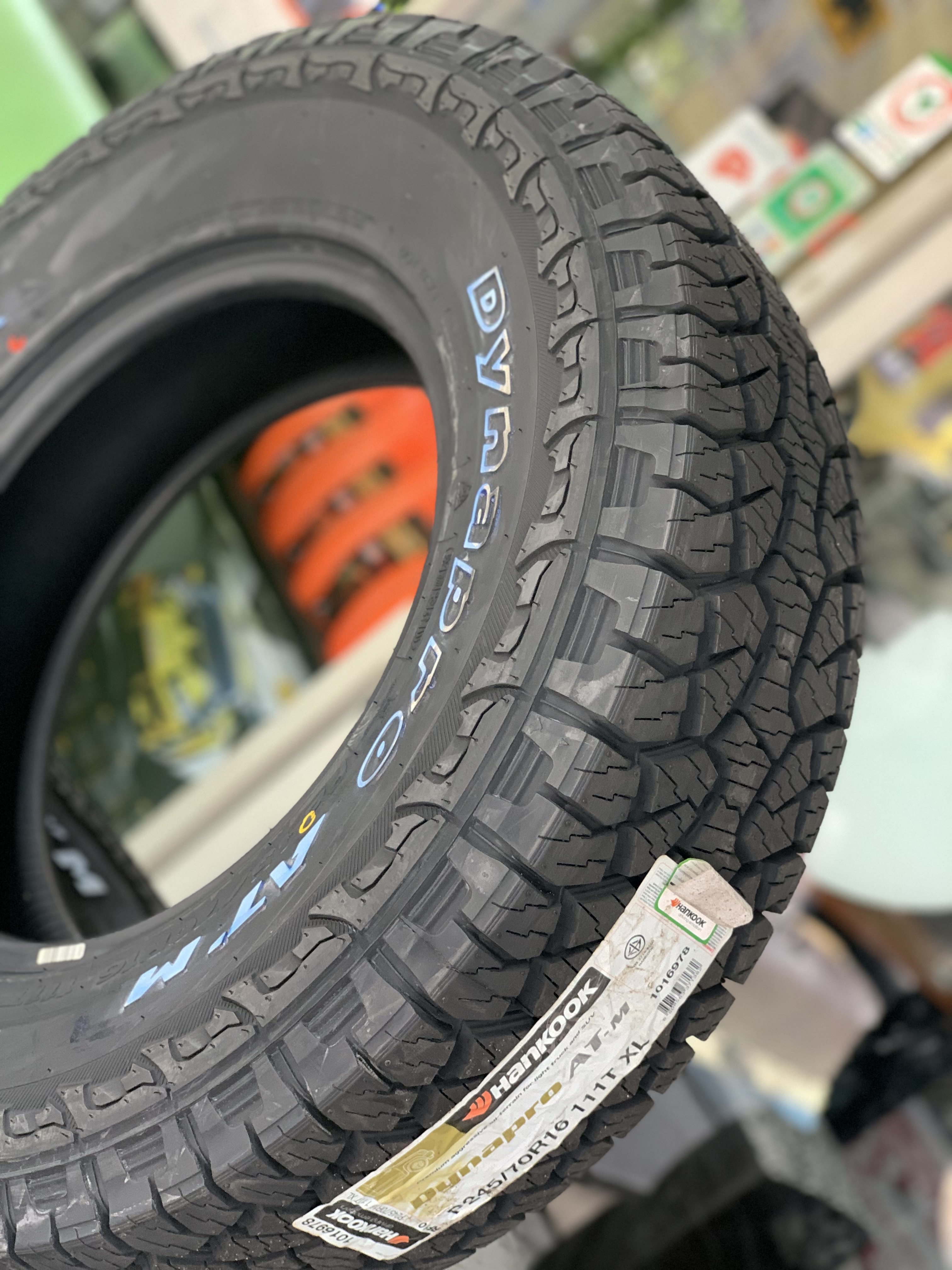 ยางใหม่Hankook Dynapro AT-M 245/70R16 (RF10)