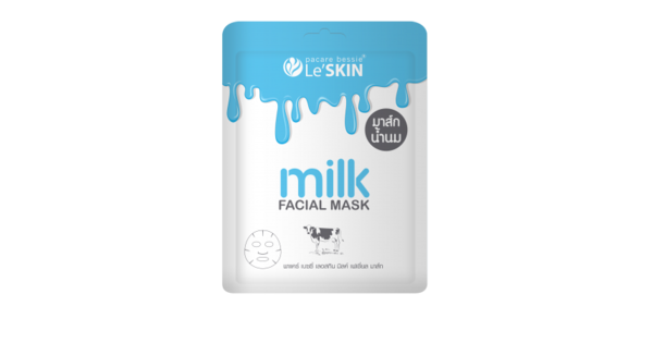 Le' SKIN milk Facial Mask มาส์กหน้าเด้งสูตรน้ำนม