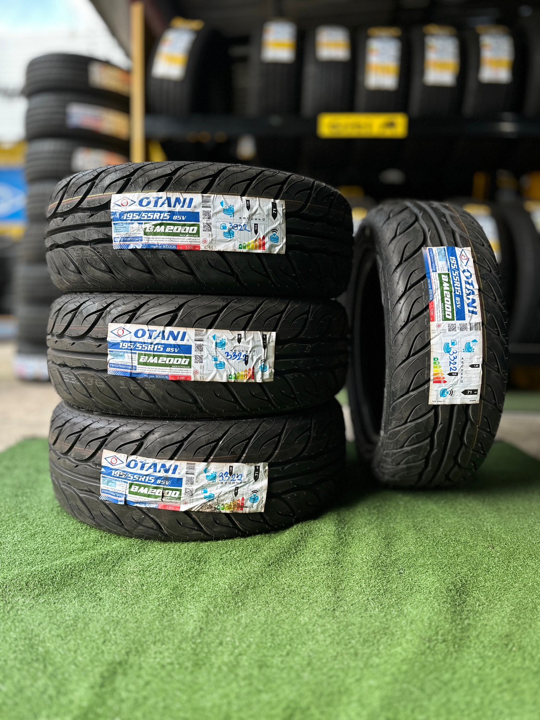 #OTANI #BM2000 195/55R15 ยางใหม่ปี2022 ยางสปอร์ต นุ่มหนึบ คุณภาพดี มีรับประกัน (โปรโมชั่นพิเศษถูกสุดๆ โทรสอบถามราคาได้ค่ะ)