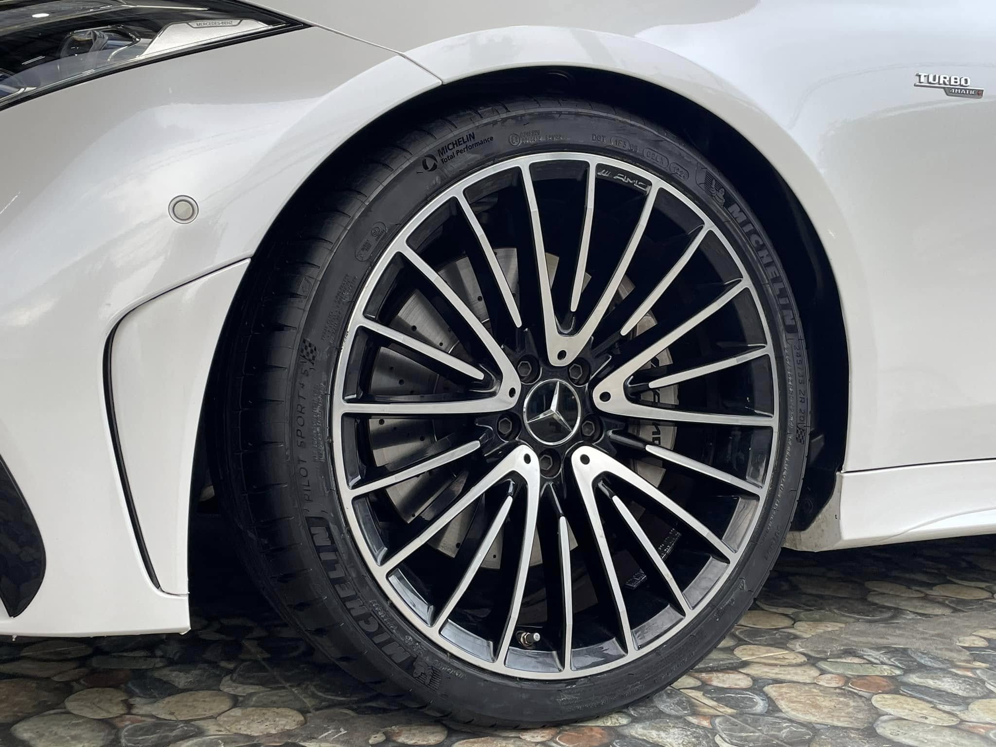 🛞 #Mercedes_#BENZ_CLS53 🚘เปลี่ยนยาง 🛞🐘#MICHELIN #PILOT SPORT4S 245/35R20