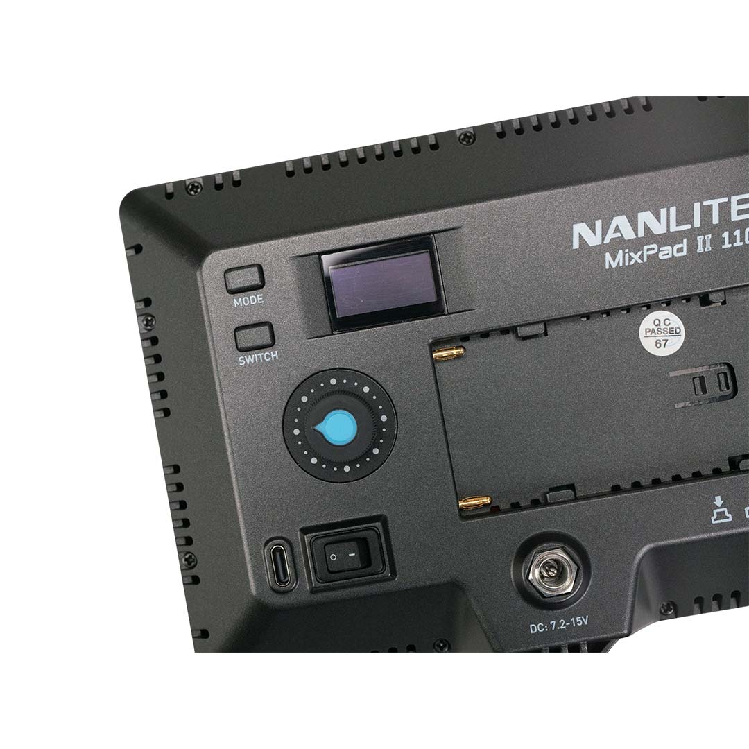 Nanlite Mixpad II 11C RGBWW LED Panel Light with Power Adapter