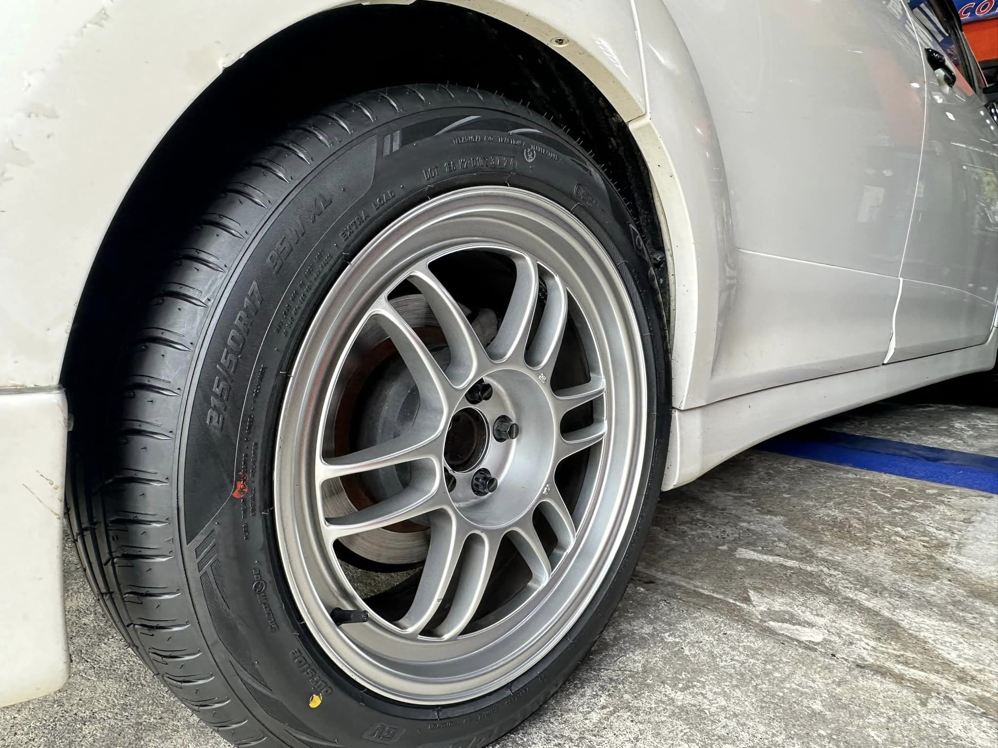 #TOYOTA_WISH #ยางรถไฟฟ้า 🛞 ￼#OTANI #KN1000 215/50R17