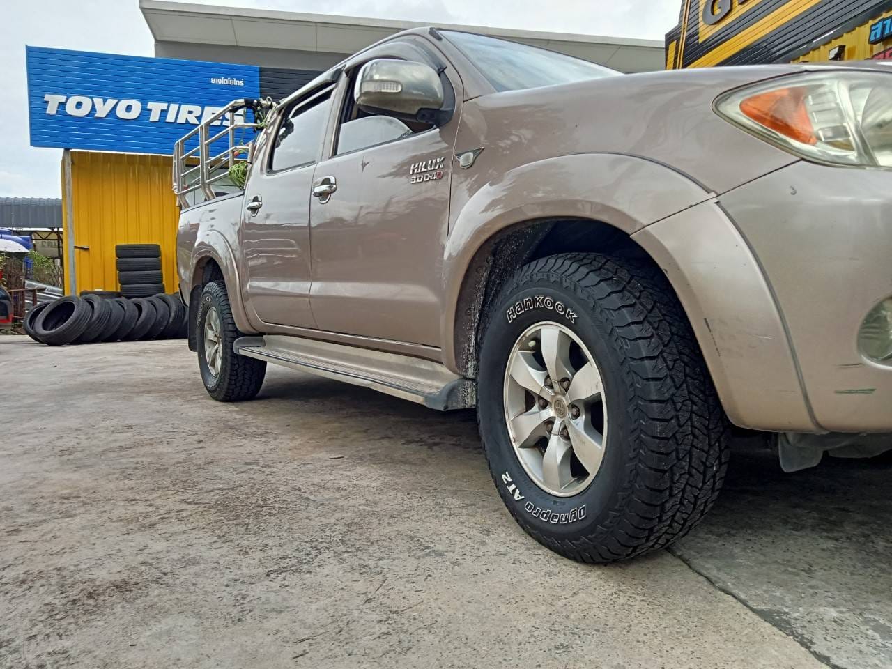 เปลี่ยนยางTOYOTA_VIGO 🛞 #HANKOOK #DynaproAT2 265/70R16