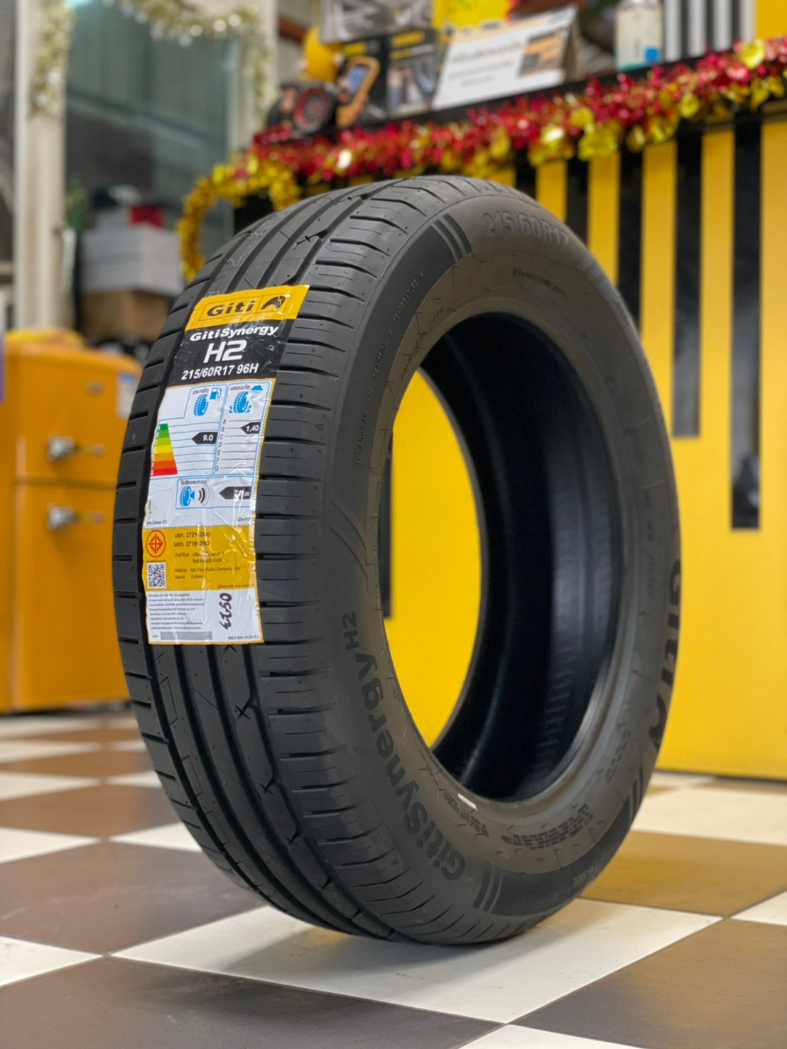 Giti Synergy H2 215/60R17 ยางใหม่ปี2023 ราคาโปรโมชั่นพิเศษ พร้อมติดตั้งฟรี
