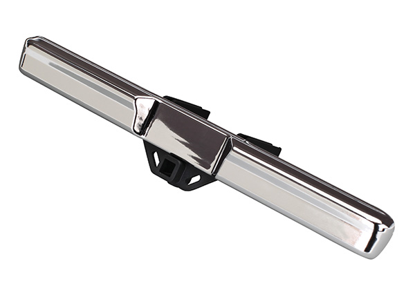8068 Bumper, rear (chrome), TRX-4/ bumper mount/ 3x10 BCS (2)