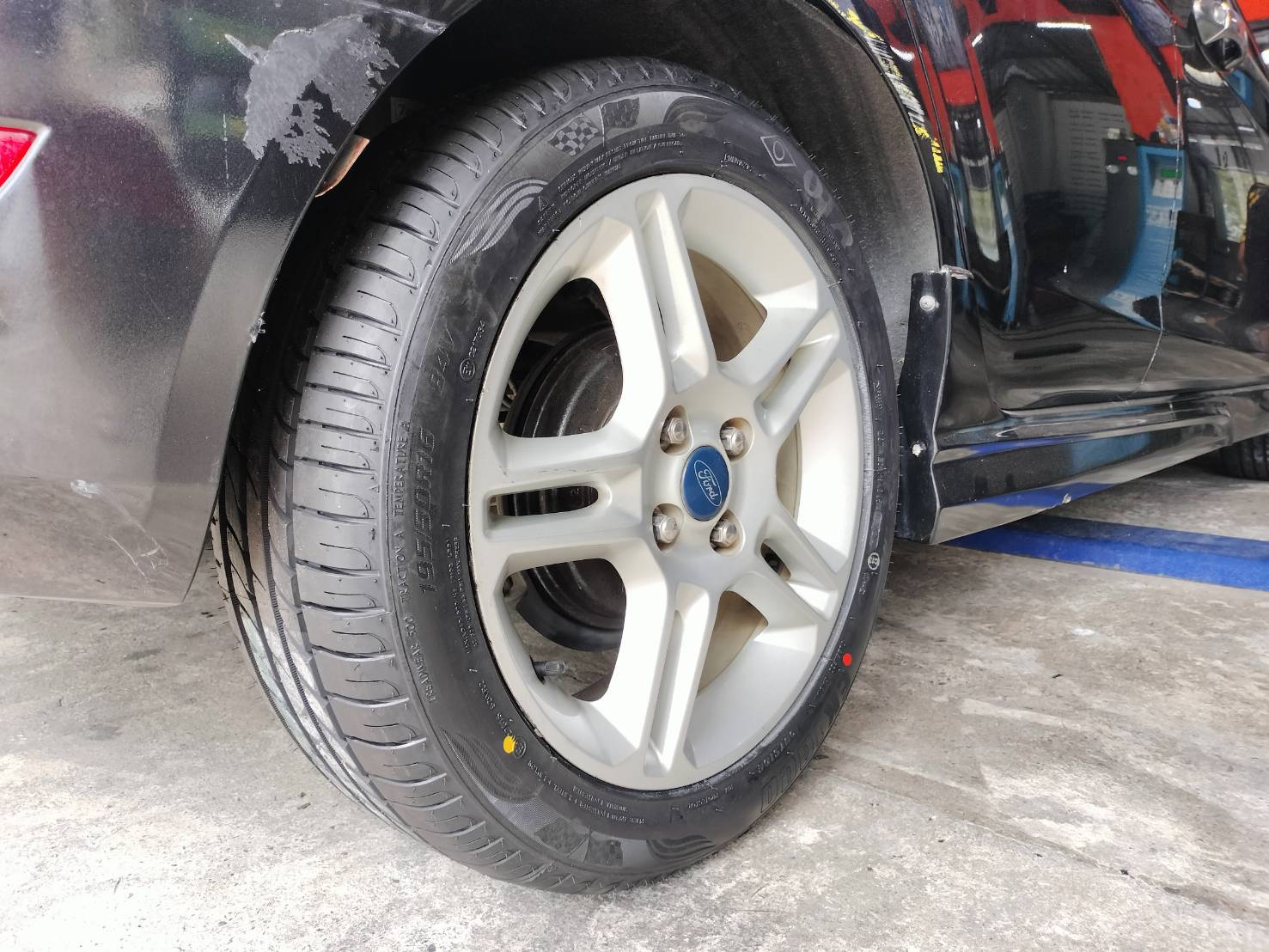 #FORD_FIESTA #เปลี่ยนยาง ♨️ #OTANI_EK1000_195/50R16