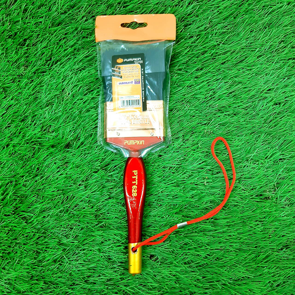 PUMPKIN PTT-628 303 แปรงทาสีอย่างดี ขนสีดำ 2"
