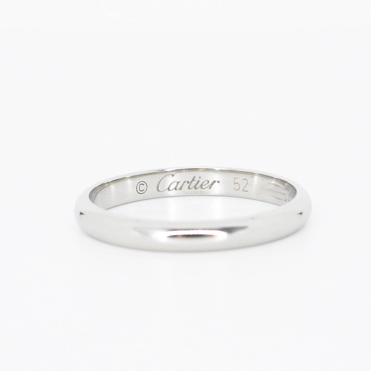แหวน Cartier 1895 Band Platinum950 ไซส์ 52# (Used) +การ์ด