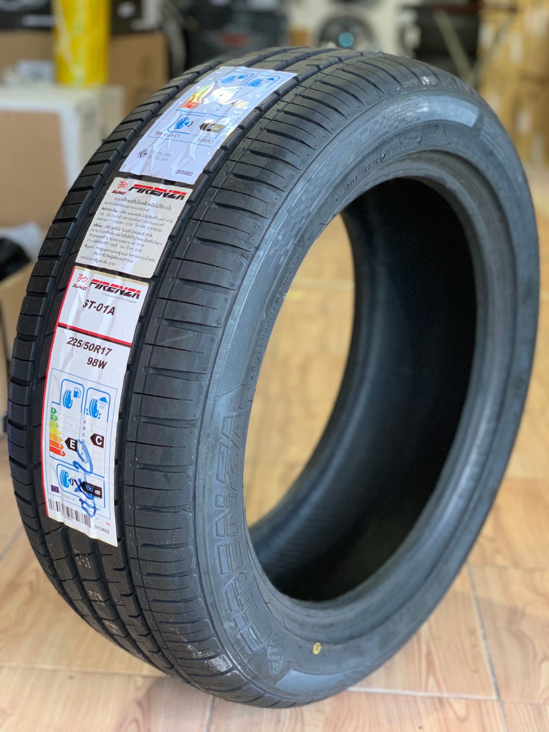 ยางใหม่ 225/50R17 ยางรถยนต์ FIRENZA ST-01A