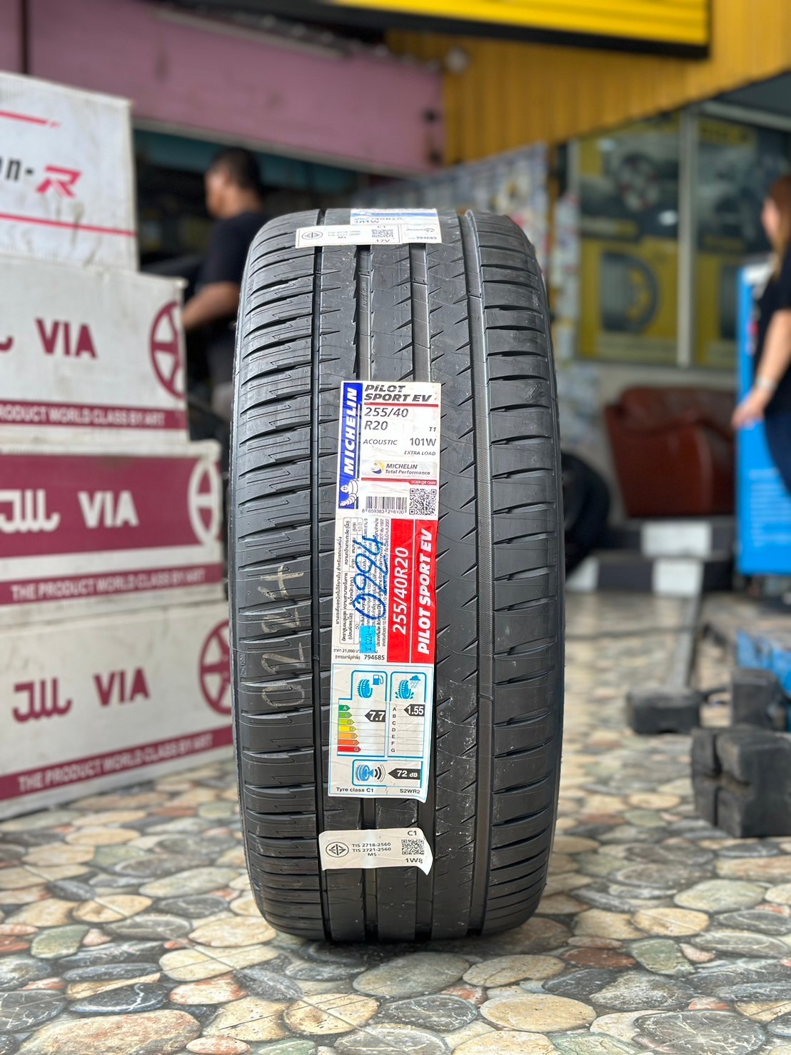 #ยางมิชลิน #MICHELIN PILOT SPORT EV 255/40R20 ยางใหม่ปี2024